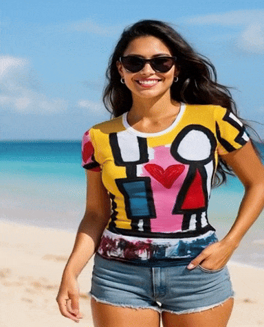 S.MOÏSE Women's T-shirt: "Close to You" LIMTED EDITION