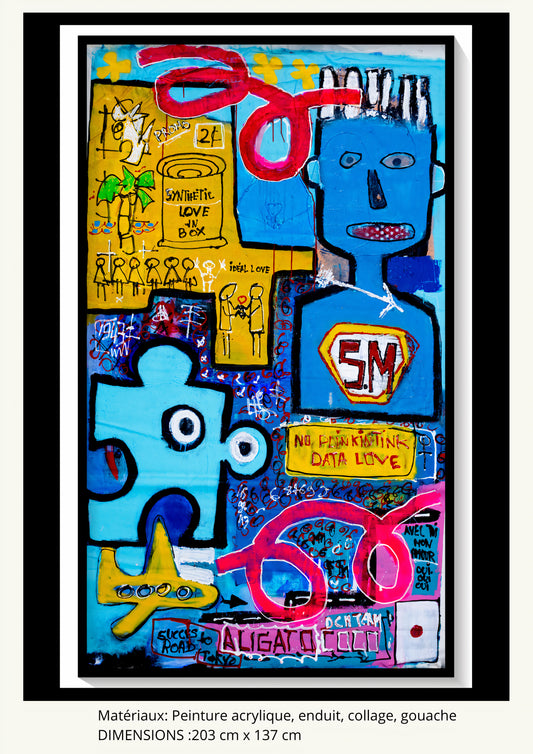 SYNTHETIC LOVE  203 CM x 139 CM