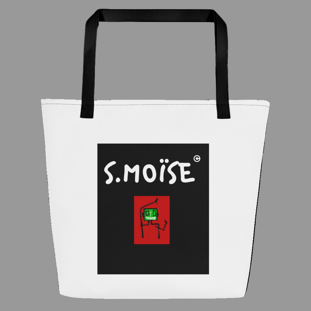 Large all-over tote bag