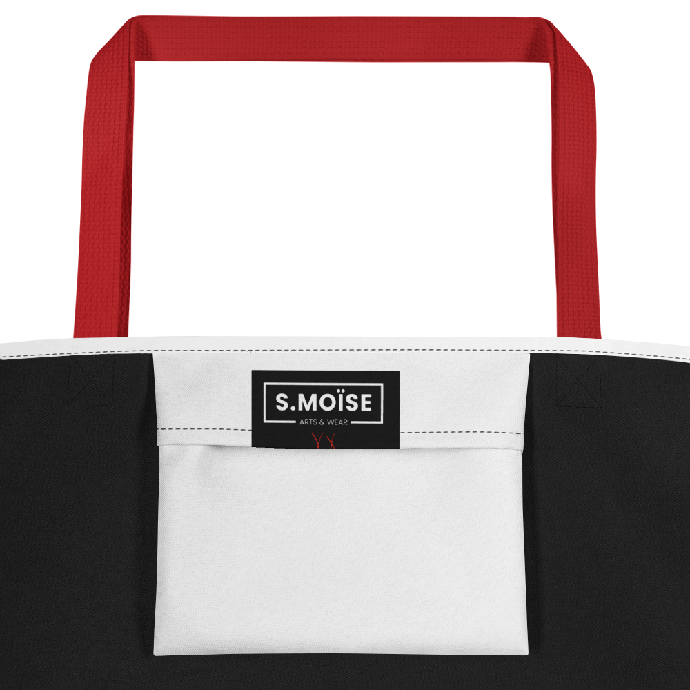 Large all-over tote bag