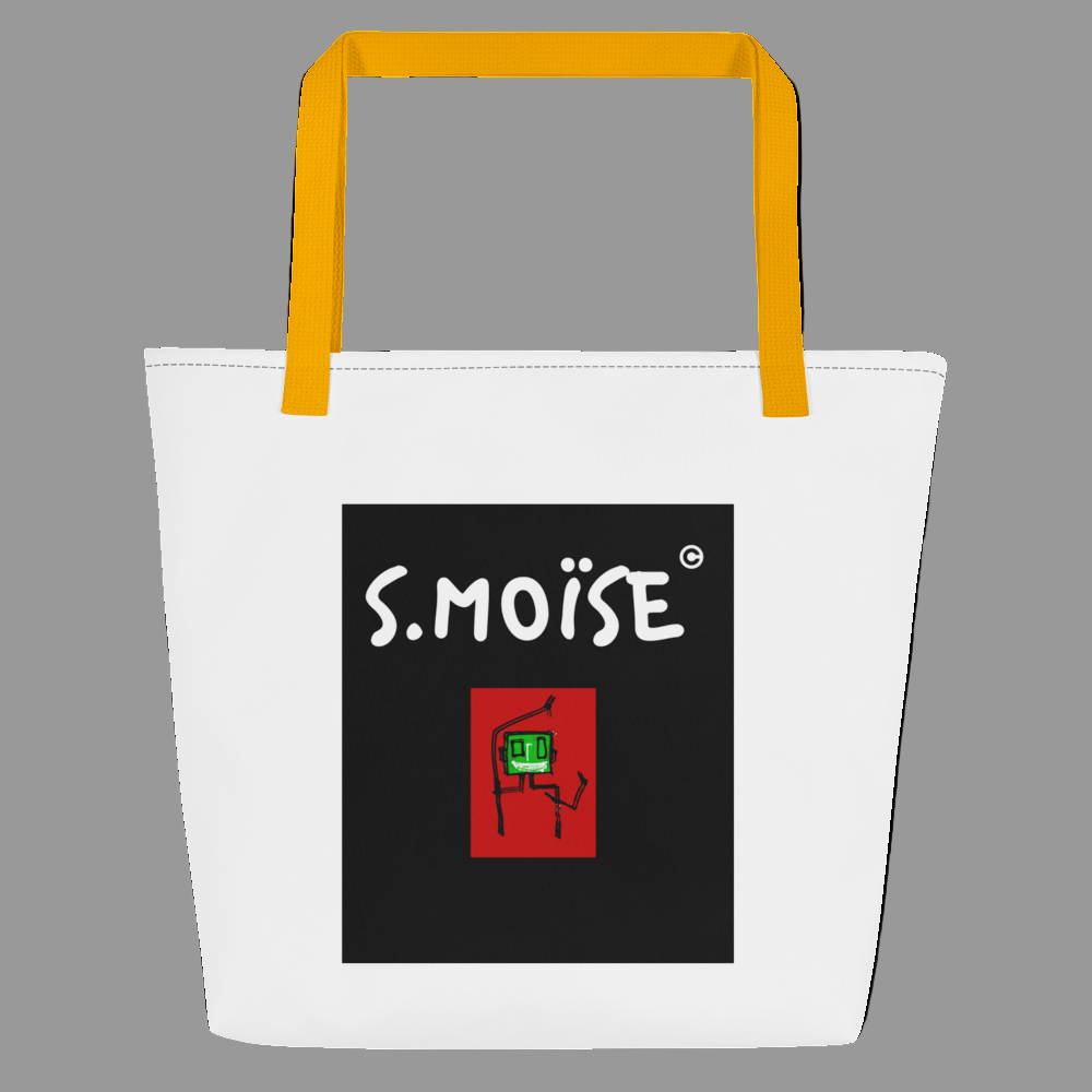 Large all-over tote bag