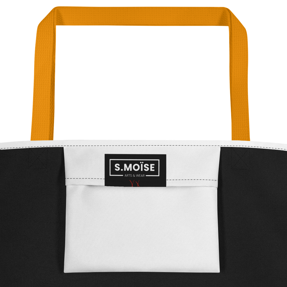 Large all-over tote bag