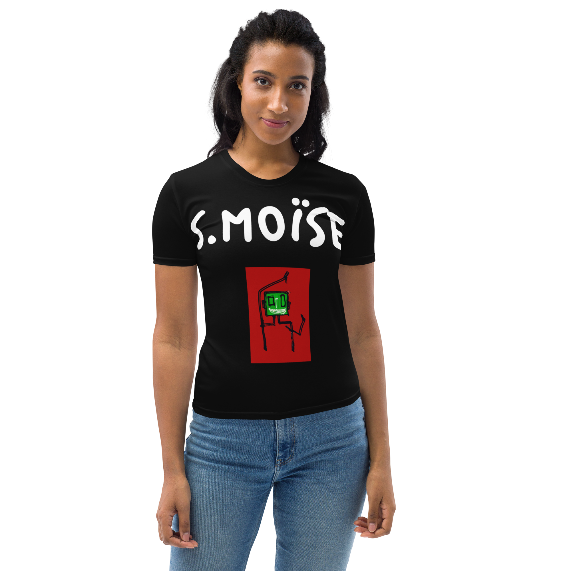 S.MOÏSE Women's T-shirt – "GOLDEN MUSE"