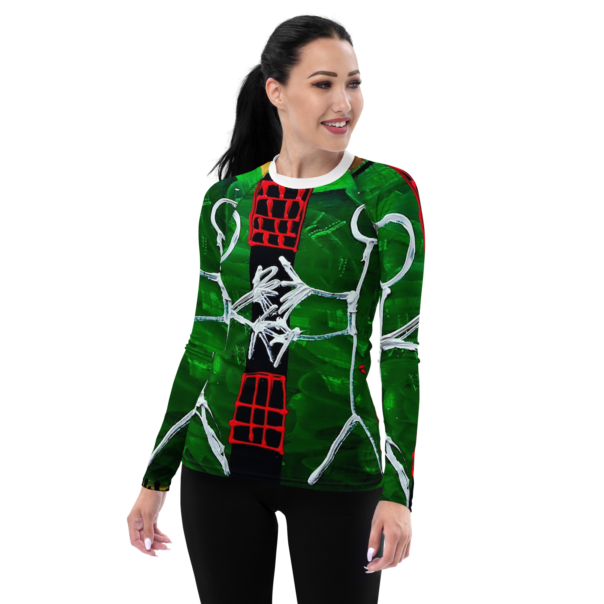 S.MOÏSE Women's Compression T-shirt: "Jungle Love"