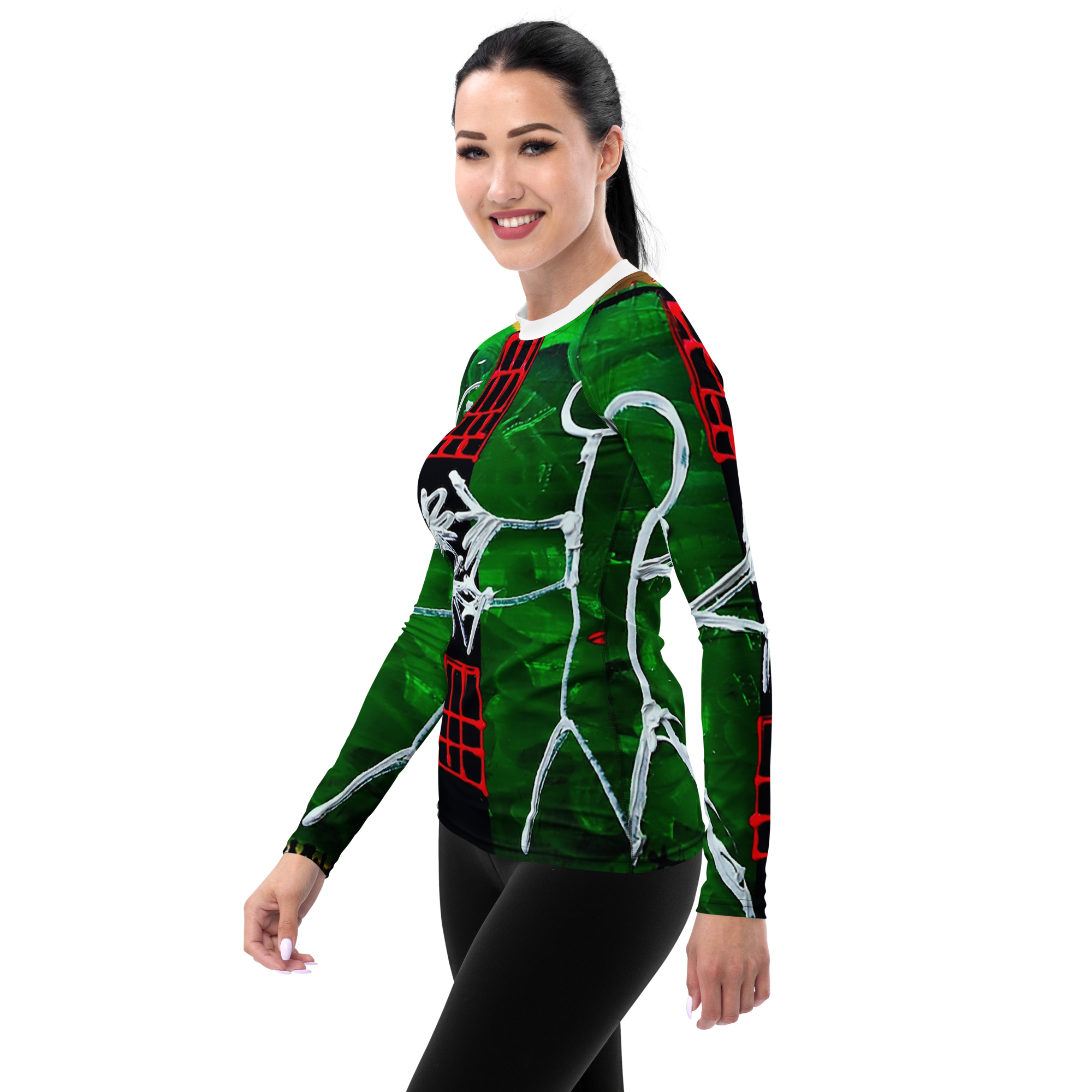 S.MOÏSE Women's Compression T-shirt: "Jungle Love"