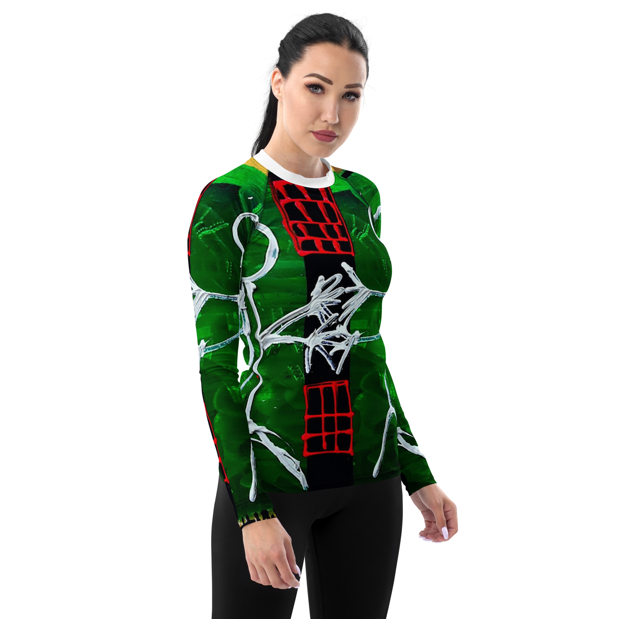 S.MOÏSE Women's Compression T-shirt: "Jungle Love"