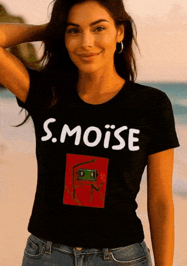 S.MOÏSE Women's T-shirt – "GOLDEN MUSE"